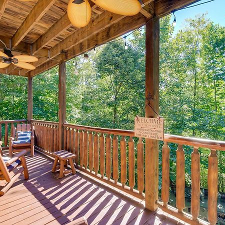 Secluded And Wooded Wears Valley Cabin With Fire Pit! Sevierville Exterior foto
