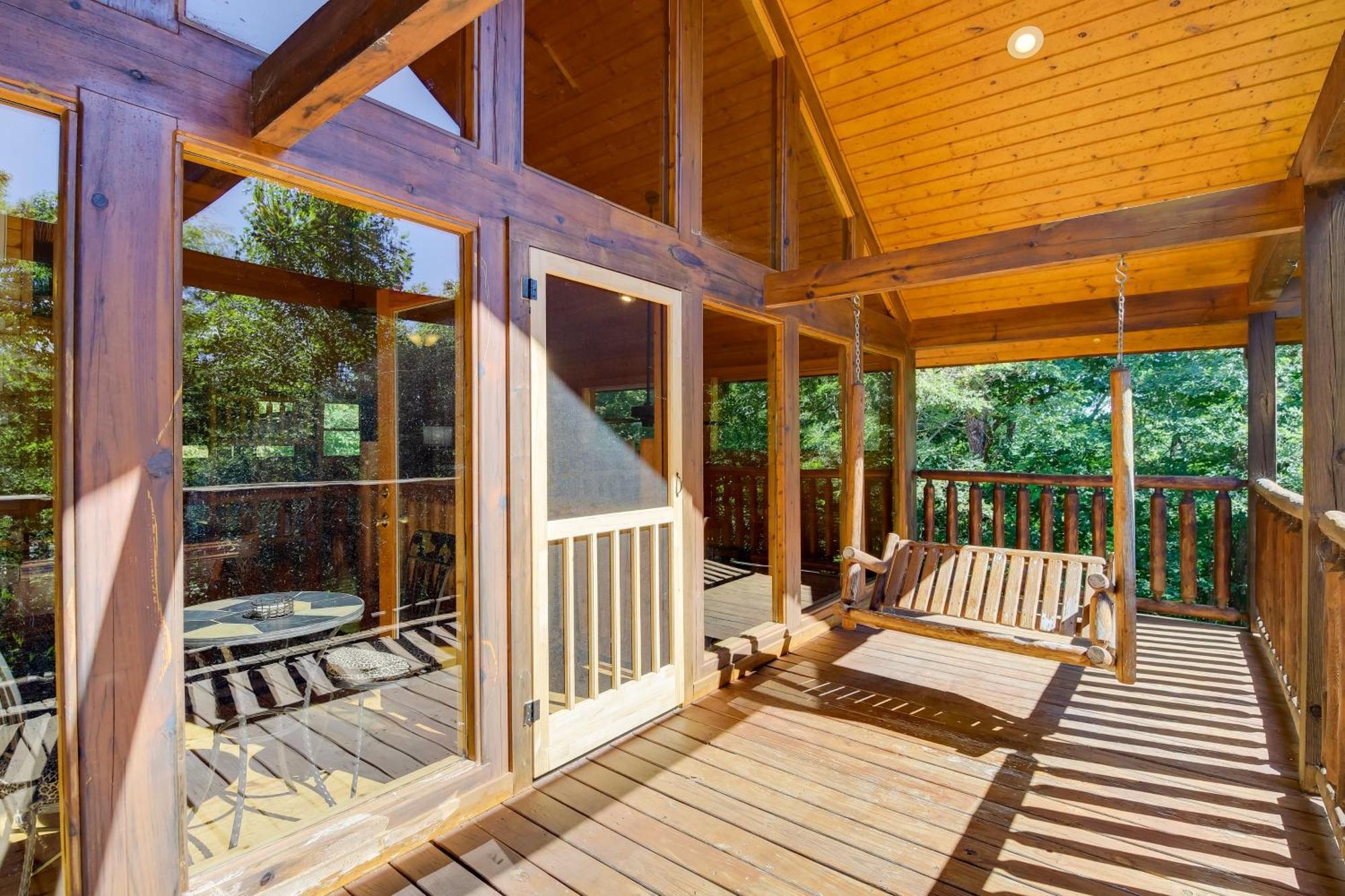 Secluded And Wooded Wears Valley Cabin With Fire Pit! Sevierville Exterior foto