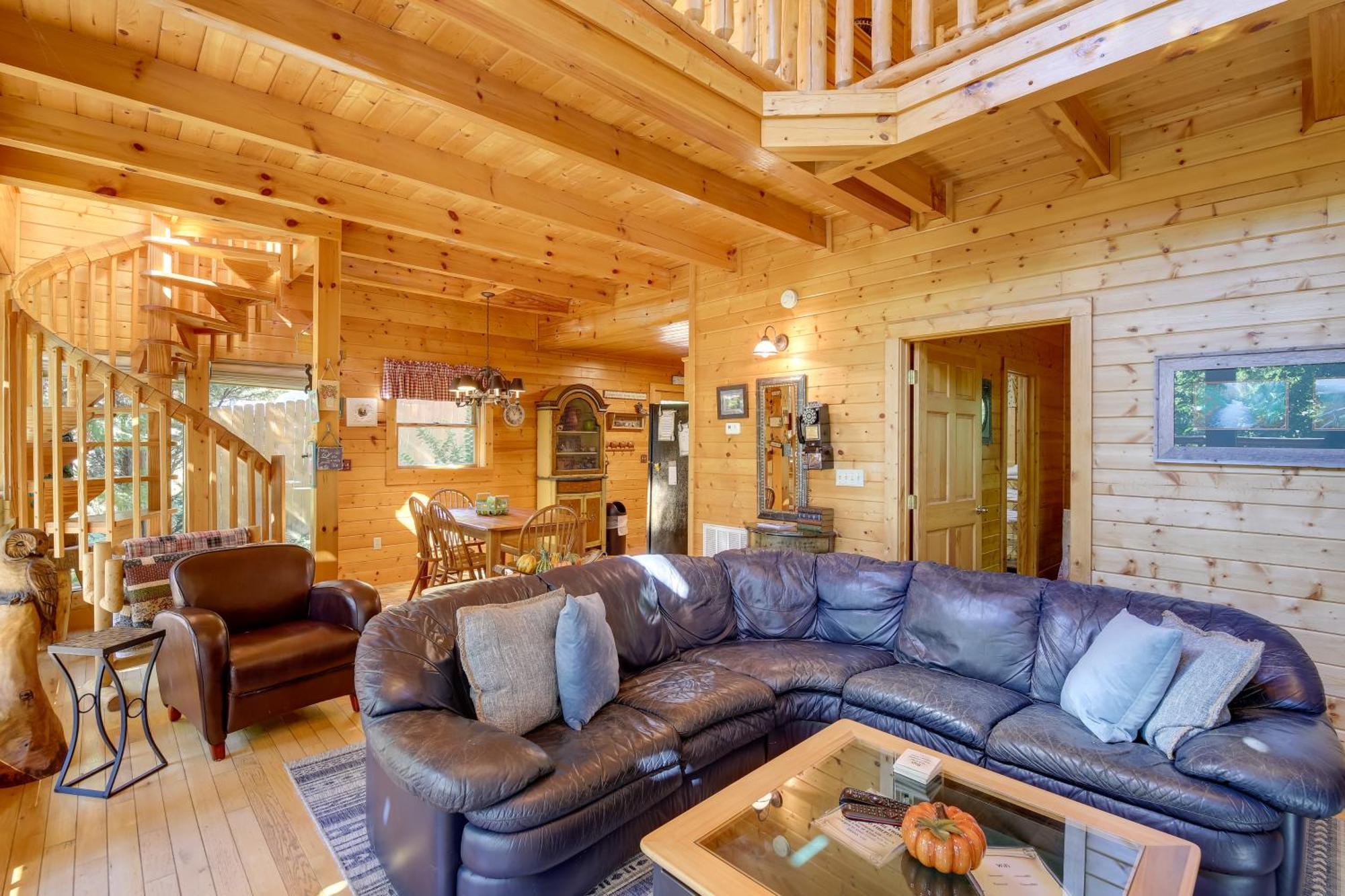 Secluded And Wooded Wears Valley Cabin With Fire Pit! Sevierville Exterior foto