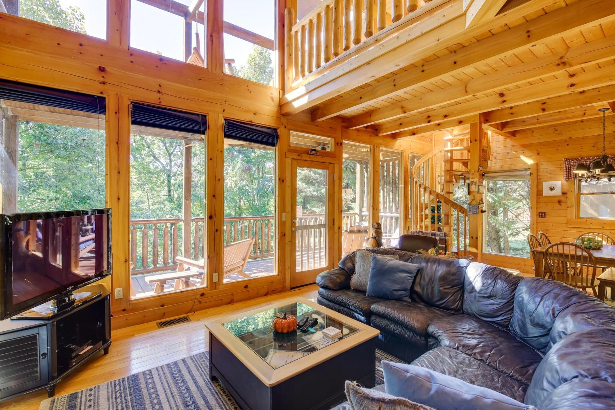 Secluded And Wooded Wears Valley Cabin With Fire Pit! Sevierville Exterior foto