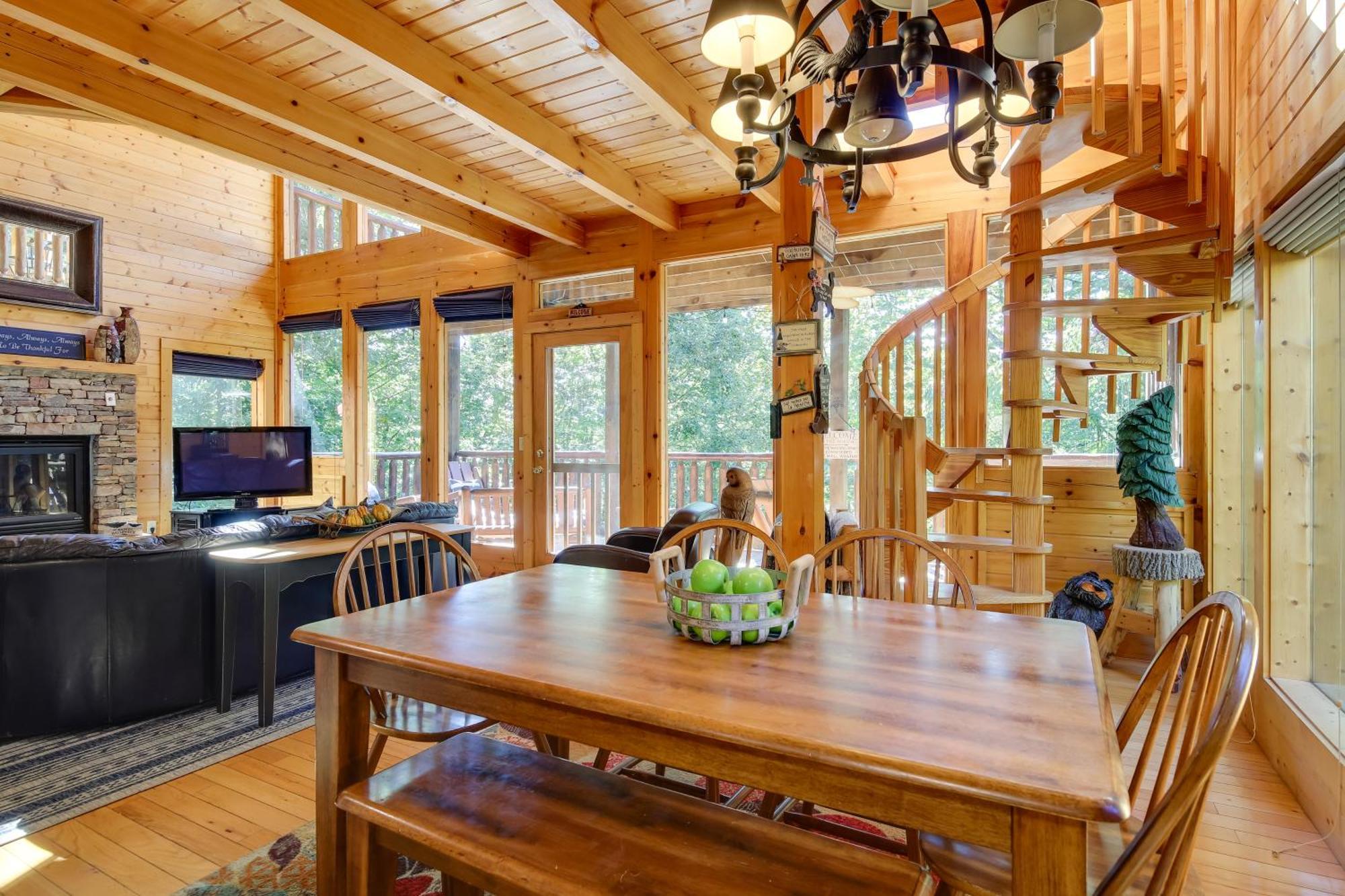 Secluded And Wooded Wears Valley Cabin With Fire Pit! Sevierville Exterior foto